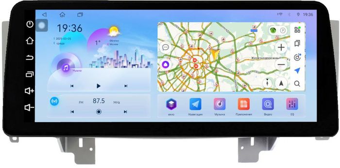 Магнитола для Toyota Mark X 2004-2009 (правый руль) - FarCar монитор 12.3" 2K QLED на Android 14, Быстрая, CarPlay, 4G SIM-слот