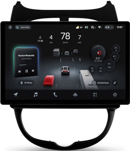 Магнитола для Peugeot 206 1998-2012 - Teyes CC4-PRO монитор 13" 2K QLED на Android 13, Snapdragon 778G, ИИ, CarPlay, DSP, 4G SIM-слот