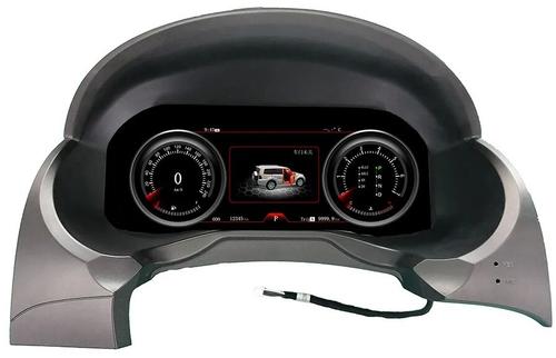 Электронная панель приборов Mitsubishi Pajero 4 2006-2022 - Kuberg NH-LCD-M1203 с 12.3" ЖК экраном QLED
