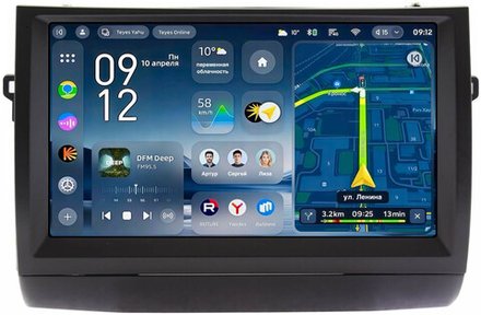 Магнитола для Toyota Prius 20 2003-2011 (вниз, авто с JBL) - Teyes CC4-PRO монитор 9.5" 2K QLED на Android 13, Snapdragon 778G, ИИ, CarPlay, DSP, 4G SIM-слот