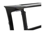Комплект рамки с разъёмами 9" Nissan Patrol Y61 2004-2010 большая черный глянец
