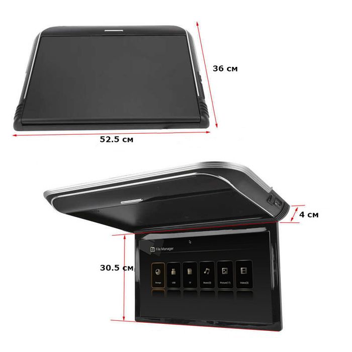 Монитор потолочный - ERGO ER1950AN с экраном 19.5” (1920х1080 FullHD, Android, 3+32Gb) бежевый