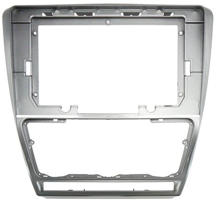 Магнитола для Skoda Octavia A5 2004-2013 (рамка серебро) - Teyes CC3-2K-360 монитор 13" 2K QLED на Android 10, 6Гб+128Гб, CarPlay, 4G SIM-слот, 4 камеры в комплекте
