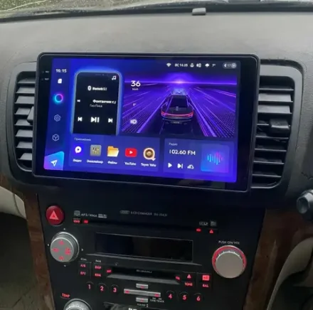 Магнитола для Subaru Legacy 4, Outback 3 2003-2009 (правый руль) - Teyes CC4-PRO монитор 9.5" 2K QLED на Android 13, Snapdragon 778G, ИИ, CarPlay, DSP, 4G SIM-слот