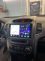 Магнитола для KIA Sorento 2 XM 2012-2020 (отдельный экран климата, без штатной КЗВ) - FarCar BM224NM-2K монитор 9.5" 2K QLED на Android 14, TS10, 4+32Гб, CarPlay, 4G SIM-слот