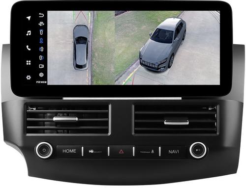 Магнитола для Mitsubishi Outlander 2 XL 2005-2012, Peugeot 4007, Citroen C-Crosser - Teyes LUX ONE 360 монитор 12.3" 2K QLED на Android 10, 6/128Гб, CarPlay, 4G SIM-слот, 4 камеры в комплекте