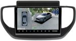 Магнитола для Hyundai Solaris 2 2020-2022 (штатная навигация) - Teyes CC3-2K-360 на Android 10, Быстрая, 2K QLED, CarPlay, 4G SIM-слот, 4 камеры в комплекте