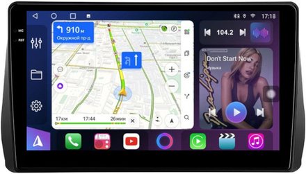 Магнитола для Toyota Wish 2 2009-2017 - FarCar 9538 монитор 10.36" QLED на Android 14, TS18, CarPlay, 4G SIM-слот