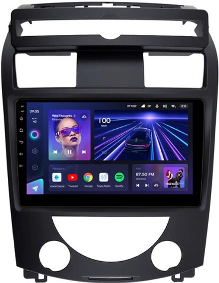 Магнитола для SsangYong Rexton 2 Y250 2007-2012 - Teyes CC3 монитор 10" QLED на Android 10, ТОП процессор, 4Гб+32Гб, CarPlay, 4G SIM-слот