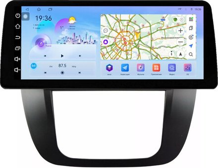 Магнитола для Chevrolet Tahoe 900 2006-2014 (рамка черная) - FarCar монитор 12.3" 2K QLED на Android 14, TS10, CarPlay, 4G SIM-слот