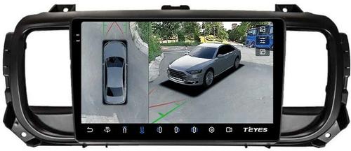 Магнитола для Peugeot Traveller/Expert, Citroen SpaceTourer/Jumpy, Opel Zafira Life/Vivaro - Teyes CC3-2K-360 на Android 10, 2K QLED, 6Гб+128Гб, CarPlay, 4G SIM-слот, 4 камеры в комплекте