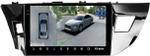 Магнитола для Toyota Corolla E180 2012-2016 (штатная КЗВ) - Teyes CC3-2K-360 монитор 13" 2K QLED на Android 10, Быстрая, CarPlay, 4G SIM-слот, 4 камеры в комплекте