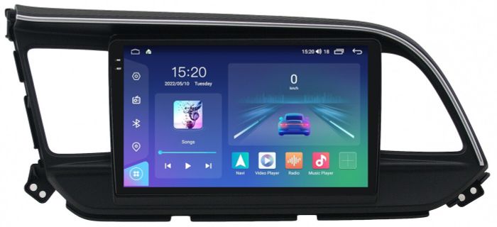 Магнитола для Hyundai Elantra 2019-2020 - Parafar PF365RN2K на Android 13, QLED+2K, ТОП процессор, 4Гб+32Гб, CarPlay, 4G SIM-слот
