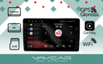 Магнитола для Mitsubishi L200 2015+ (рамка-накладка) - Vaycar VA47-7198 на Android 13, 8-ядер, 2Гб-32Гб, 4G SIM-слот