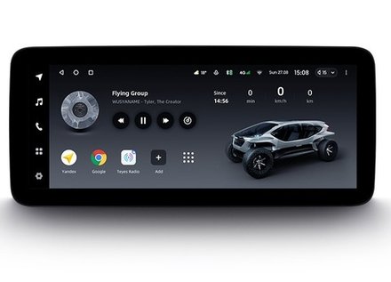 Магнитола для Mazda 3 BM, Axela 2013-2019 - Teyes LUX ONE ROUND монитор 12.3", Android 10, ТОП процессор, CarPlay, 4G SIM-слот