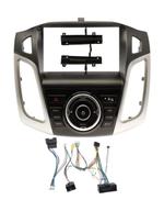 Комплект рамки с разъёмами 9" Ford Focus 3 2011-2019 шайба + кнопки