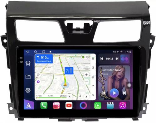 Магнитола для Nissan Teana L33 2014-2016 - FarCar 2004M монитор 10.36" QLED на Android 14, TS18, CarPlay, 4G SIM-слот