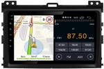 Магнитола для Toyota Land Cruiser Prado 120, Lexus GX470 (экран климата внизу) - Parafar PF456FHD на Android 13, CarPlay, 4G SIM-слот