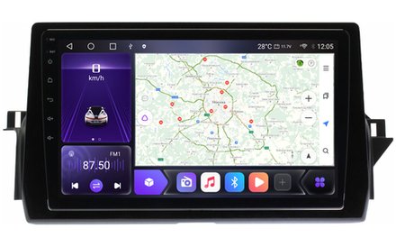 Магнитола для Toyota Camry 70 (75) 2021-2023 (любая комплектация) - Kuberg SF-1420-ABCDE Android 10, 8-ядер, 4G SIM-слот