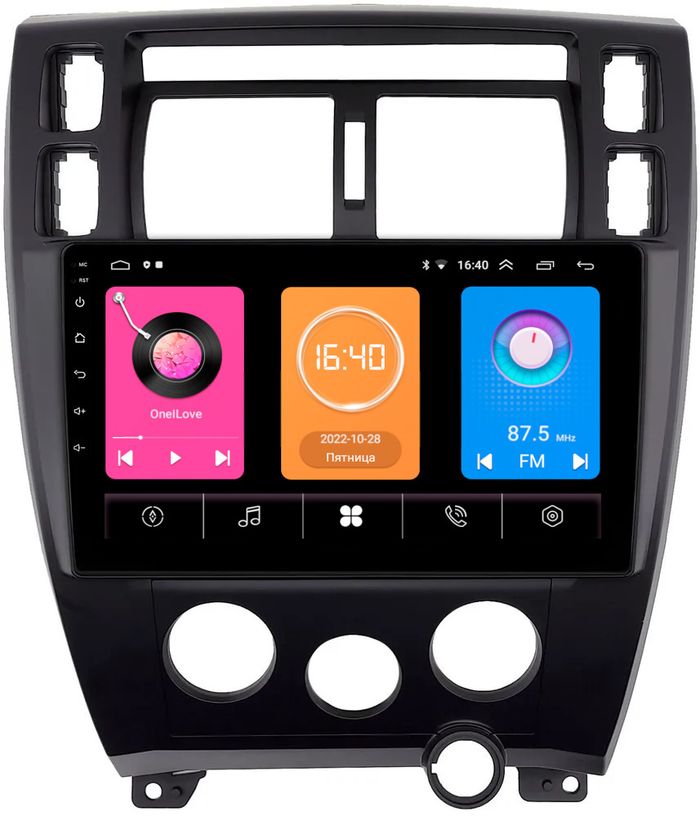 Магнитола для Hyundai Tucson 2004-2009 -  GT10-1065 на Android 10, 2Гб-16Гб