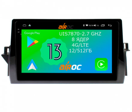 Магнитола для Toyota Camry 70 (75) 2021-2023 - Airoc 2K AU-1138 Android 13, TS20, 12/512Гб, SIM-слот