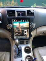 Магнитола для Toyota Highlander 2 2007-2013 XU40 - Kuberg ZF-1225-Q6 вертикальный экран в стиле "Тесла" на Android 11, CarPlay, 4G SIM-слот