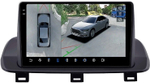 Магнитола для Nissan Rogue T33, X-Trail T33 2020+ (поддержка 360, рамка тип 1) - FarCar BX10-360-9609F1 монитор 10.36" 2K QLED на Android 13, 6Гб+128Гб, CarPlay, 4G SIM-слот, 4 камеры в комплекте