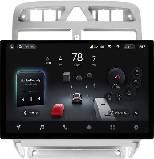 Магнитола для Peugeot 307 2001-2008 - Teyes CC4-PRO монитор 13" 2K QLED на Android 13, Snapdragon 778G, ИИ, CarPlay, DSP, 4G SIM-слот