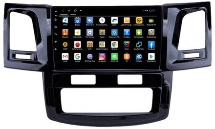 Магнитола для Toyota HiLux 2011-2015 - Parafar PF062XHD на Android 13, 8-ядер, 4Гб+64Гб, CarPlay, 4G SIM-слот