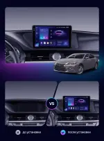 Магнитола для Lexus ES200, ES250, ES300h, ES350 2012-2018 (джойстик-мышь) - Teyes CC4 монитор 9.2" 2K QLED на Android 14, Snapdragon 680, DSP, CarPlay, 4G SIM-слот