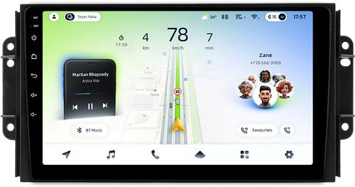 Магнитола для Chery Tiggo 3 2017-2020 - Teyes CC4L монитор 9" IPS на Android 14, Быстрая, Snapdragon 662, CarPlay, 4G SIM-слот