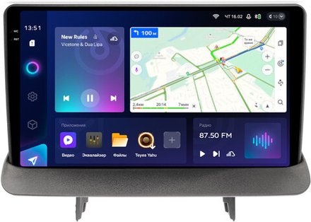 Магнитола для Opel Mokka 2012-2016 (рамка тип 2) - Teyes CC3-2K монитор 9.5" 2K QLED на Android 10, ТОП процессор, CarPlay, 4G SIM-слот