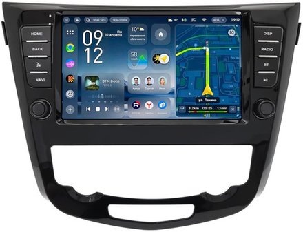 Магнитола для Nissan X-Trail T32, Qashqai J11 2014-2022 (климат, рамка большая с кнопками) - Teyes CC4-PRO монитор 9.5" 2K QLED на Android 13, Snapdragon 778G, ИИ, CarPlay, DSP, 4G SIM-слот