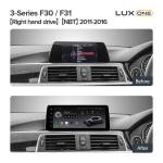 Магнитола для BMW 3-серия F30 2011-2016, 4-серия F36, F32 (NBT, правый руль) - Teyes LUX ONE монитор 12.3" на Android 10, Быстрая, CarPlay, 4G SIM-слот
