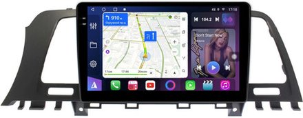 Магнитола для Nissan Murano Z51 2008-2015 - FarCar BM9-9651 монитор 9.5" QLED на Android 14, TS10, 4+32Гб, CarPlay, 4G SIM-слот