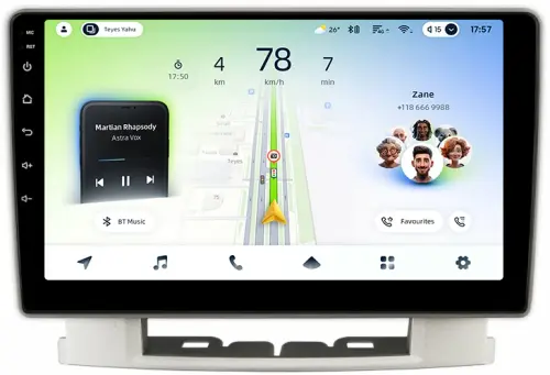 Магнитола для Opel Astra J 2010-2015 - Teyes CC4L монитор 9" IPS на Android 14, Snapdragon 662, CarPlay, 4G SIM-слот