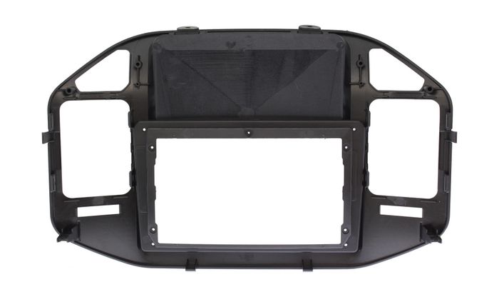 Комплект рамки с разъёмами 9" Mitsubishi Pajero 3 1999-2006 Чёрная