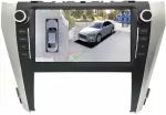 Магнитола для Toyota Camry 55 2014-2018 (рамка с крутилками и кнопками) - Teyes CC3-2K-360 на Android 10, Быстрая, 2K QLED, CarPlay, 4G SIM-слот, 4 камеры в комплекте