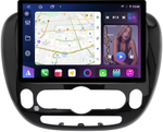 Магнитола для KIA Soul 2 2014-2019 (климат на штатном экране) - FarCar BX877 монитор 13" 2K QLED на Android 13, TS10, 6+128, CarPlay, 4G SIM-слот
