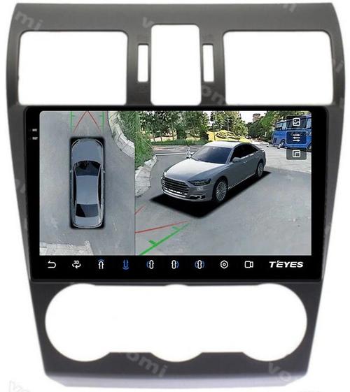 Магнитола для Subaru Forester 4 2012-2015, Impreza 4, XV (без штатной КЗВ) - Teyes CC3-2K-360 на Android 10, 2K QLED, 6Гб+128Гб, CarPlay, 4G SIM-слот, 4 камеры в комплекте