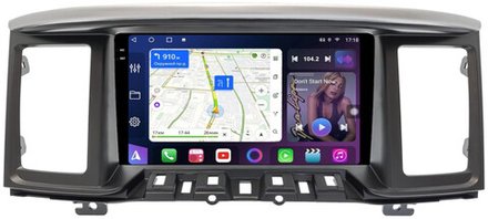 Магнитола для Nissan Pathfinder R52 2014-2017 (поддержка Bose и 360, рамка тип 2) - FarCar BM9-2K-9678F2 монитор 9.5" 2K QLED на Android 14, TS10, 4+32Гб, CarPlay, 4G SIM-слот