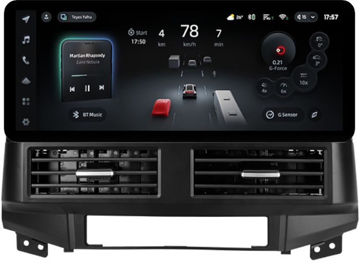 Магнитола для Hyundai Santa Fe 2 2006-2012 - Teyes CC4PRO монитор 12.3" 2K QLED + рамка LUX, Android 13, Быстрейшая, Snapdragon 778G, ИИ, CarPlay, DSP, 4G SIM-слот