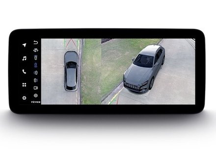 Магнитола для Toyota 200х100мм (рамка LUX) - Teyes LUX ONE 360 монитор 12.3" на Android 10, CarPlay, 4G SIM-слот, 6/128 ГБ, 4 камеры в комплекте