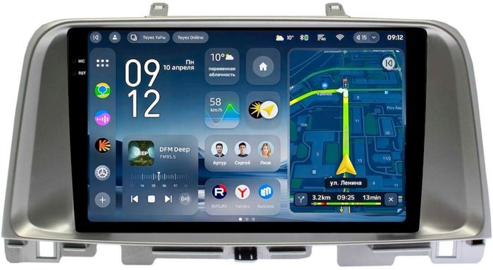 Магнитола для KIA Optima 4 2016-2020 - Teyes CC4-PRO монитор 9.5" 2K QLED на Android 13, Snapdragon 778G, ИИ, CarPlay, DSP, 4G SIM-слот