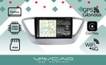 Магнитола для Hyundai Solaris 2 2017-2022, Solaris HS 2024+ - Vaycar VA23-0766-2K на Android 13, Быстрая, 2K QLED, CarPlay,4G SIM-слот