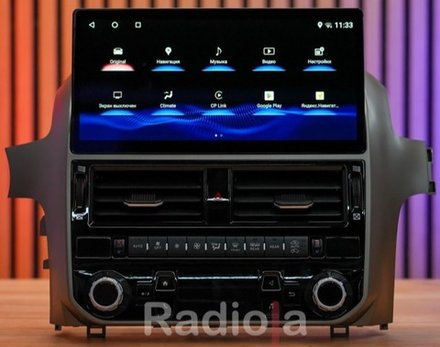 Магнитола для Lexus GX 2009-2014 - монитор 12.3" на Android 13, 8Гб+128Гб, CarPlay, 4G SIM-слот