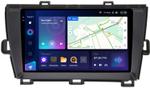 Магнитола для Toyota Prius 30 2009-2015 (левый руль, рамка черная) - Teyes CC3-2K QLed Android 10, Быстрая, SIM-слот, CarPlay