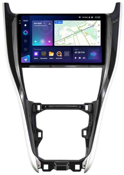 Магнитола для Toyota Harrier 3 XU60 2017-2020 (большая рамка) - Teyes CC3-2K на Android 10, 2K QLED, ТОП процессор, CarPlay, 4G SIM-слот
