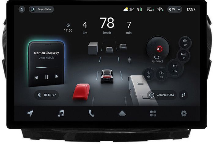 Магнитола для Nissan Murano Z52 2016-2022 - Teyes CC4-PRO монитор 13" 2K QLED на Android 13, Snapdragon 778G, ИИ, CarPlay, DSP, 4G SIM-слот
