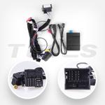 Комплект рамки с разъёмами 9" Mercedes-Benz GLK-класс X204 2012-2015 (NTG 4.5)